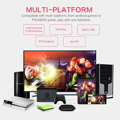 PXN 0082 Arcade Stick PC Street Fighter USB Arcade Stick for PS3, PS4, Xbox One, Switch, Window PC