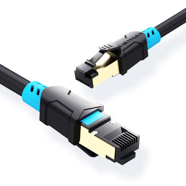 [CLEARANCE] Vention CAT6 Ethernet 35M Round Cable SSTP Patch 1000Mbps 250MHz Lan Network Wire Cord for Internet Router PC Modem