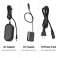 Ulanzi 2860 Dummy Camera Battery Pack for Sony NP-FW50 Compatible Cameras with AC Power Adapter | 2860