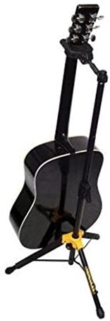 Hercules Stands GS415B PLUS Single Guitar Stand with Auto Grip System and Foldable Yoke