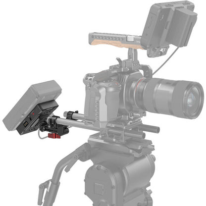 [CLEARANCE] SmallRig V-Mount Battery Aluminum Adapter Plate with Dual-Rod Clamp and Extension Arm (3499)