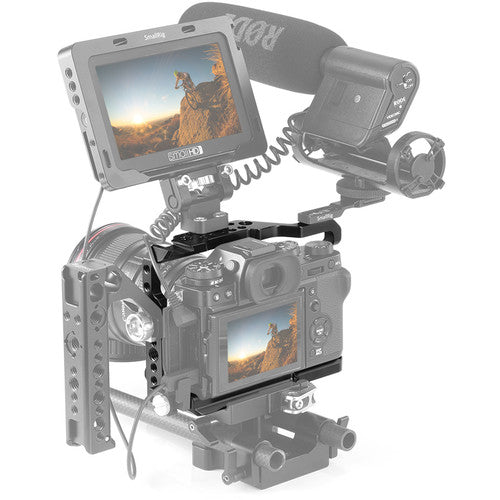 SmallRig Full Camera Cage with ARRI-Style Accessory Threads, Integrated Cold Shoe and NATO Rail for Fujifilm X-T3 Mirrorless Cameras 222B | Juan Gadget