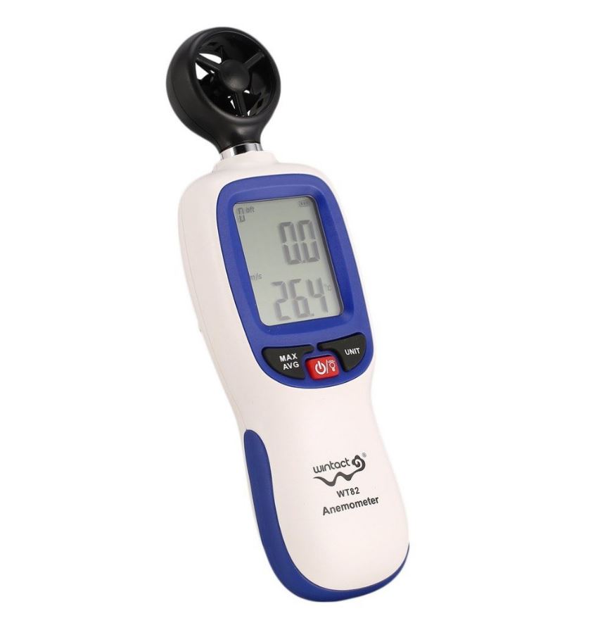 Wintact WT82 Digital Anemometer Wind Speed Velocity Meter Tester