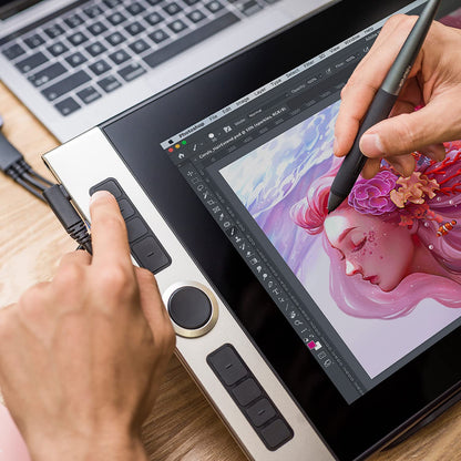 [CLEARANCE] XP-Pen Innovator 16 Graphic Display Tablet with 8 Customizable Shortcut Keys, 60 Degrees Tilt Function, and 8192 Levels Pressure Sensitive PA5 Battery-Free Stylus for Digital Arts ID160-F ID160 F ID160F