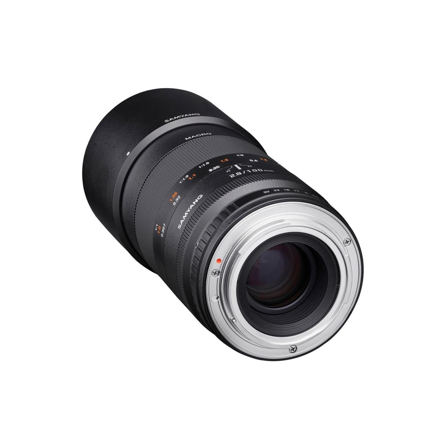 Samyang 100mm f/2.8 ED UMC Manual Focus Full Frame Telephoto Macro Lens for Canon E-Mount Cameras | SY100M-C