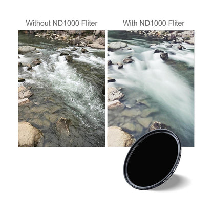K&F Concept ND1000 Nano-X Filter 10-Stop Slim Lens Filter Waterproof Anti-Scratch Green Coated Lens Filter for Camera DSLR Mirrorless 37mm 40.5mm 43mm 46mm 49mm 52mm 55mm 58mm 62mm 67mm 72mm 77mm 82mm