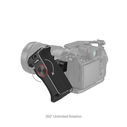 SmallRig Rotating NATO Handle (Left Side) 5kg Load Capacity with 360-degree Adjustment Multiple Thread Holes Magnetic Spanner | Model - 3260