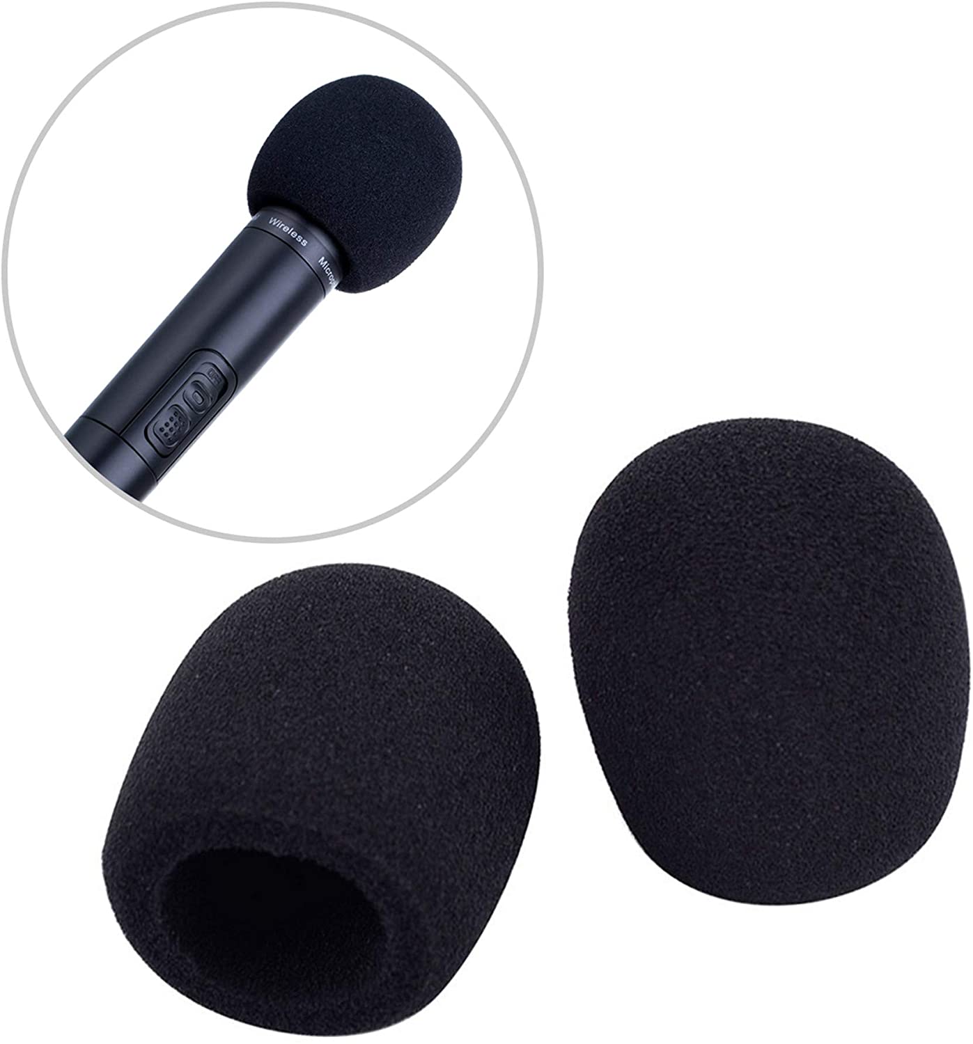 Samson WS1 Mic Windscreen Foam Microphone Sponge Cover 5-Pack