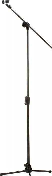 Hercules MS533B EZ Clutch Microphone Stand with 2 in 1 Hideaway Boom Bracket Black