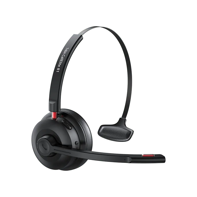 Tribit CallElite 81 Wireless Bluetooth 5.0 Headset for Hands-Free Home and Office VOIP Calls