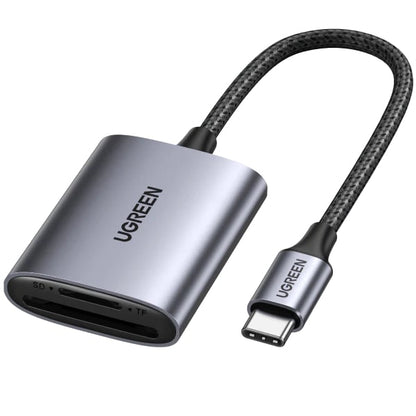 UGREEN CM401 microSD SD OTG Card Reader with USB-C 3.0 Interface 5Gbps File Transfer Speed for PC Laptop Computer and Smartphones | 80888