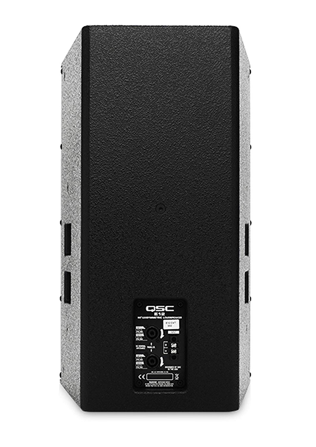 QSC E12 1600W 12" 2-Way Full-Range Passive Black Loudspeaker