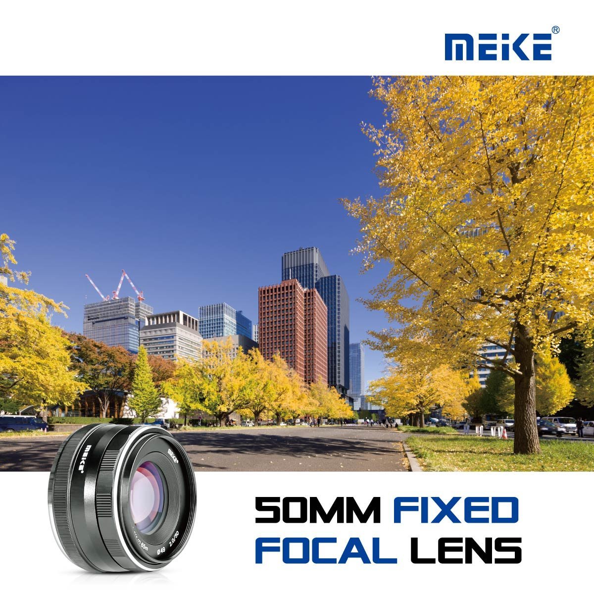 Meike MK-50mm 50mm f 2.0 Large Aperture Manual Focus Lens APS-C For 4/3 System Mirrorless Cameras Olympus/Panasonic/Lumix Mirrorless Camera