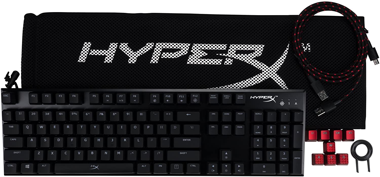 HyperX Alloy FPS Mechanical Gaming Keyboard with Red LED Backlit