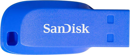 Sandisk Cruzer Blade 32GB USB 2.0 Flash Drive (BLUE) | Model - SDCZ50C-032G-B35BE