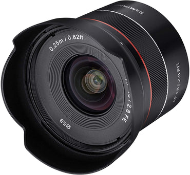 [CLEARANCE] Samyang AF 18mm f/2.8 FE Lens for Sony E- Mount Mirrorless Cameras SYIO18AF-E