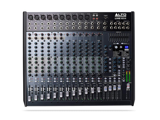 Alto Professional Live 1604 16-Channel / 4-Bus Mixer with 10 XLR inputs