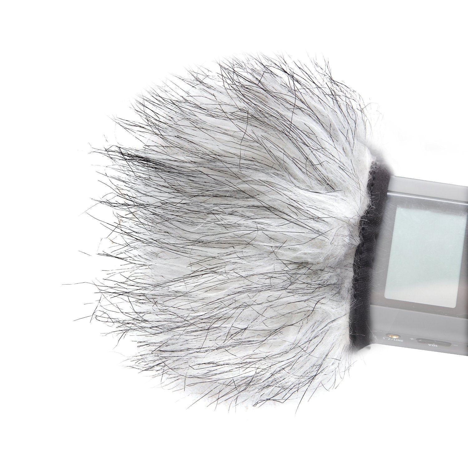 BOYA BY-WS9 Furry Outdoor Microphone Windscreen for Portable Digital Recorders up to 8cm X 4cm (W x D) - Fits the Zoom H4n, H5, H6, Tascam DR-40, DR-05, DR-07 & Similar Recorders
