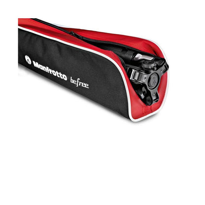 Manfrotto MKBFRTA4RD-BH Befree Advanced Travel Aluminum Tripod with 494 Ball Head for Photography, Vlogging (Twist Locks, Red)