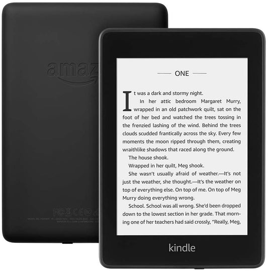 Amazon Kindle Paperwhite E-reader - White 6" with Built-in Light, Wi-Fi - WaterProof 8GB / 32GB 10th Generation (4 available Colors: Black, Twilight Blue, Sage, Plum)