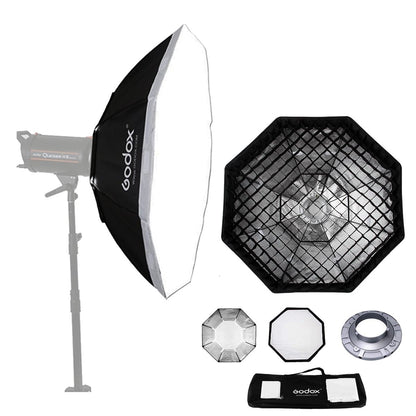 Godox SB-FW140 Bowens Mount Grid Honeycomb Softbox Octagon 55 140cm for Fashion Photography, Portraits, etc.