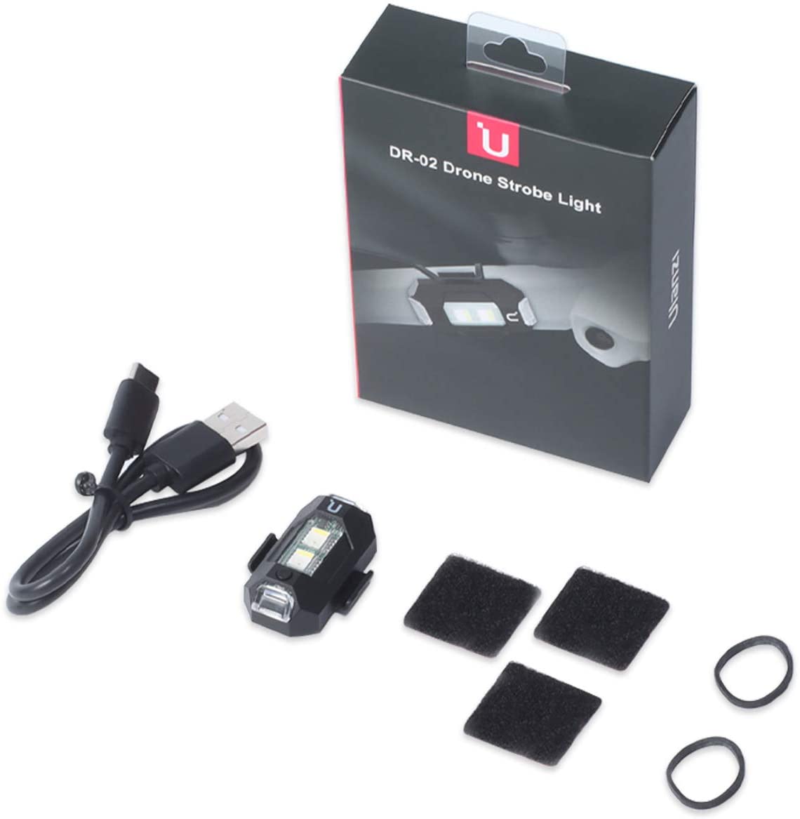 Ulanzi 2155 DR-02 DR02 Strobe Drone Light Compatible with DJI Mavic Air 2 6.5g 110mAh Battery USB-C Charging