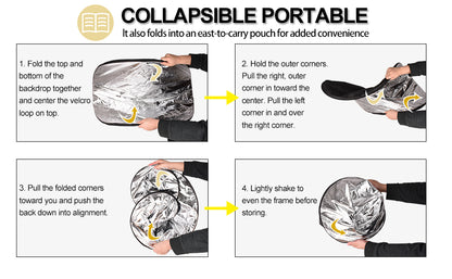 Godox RFT-05-6090 Collapsible 5 in 1 60CM X 90CM Reflector Disc for Photography, Video Shoots