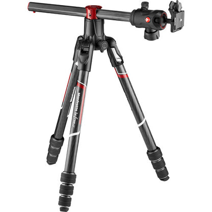 Manfrotto MKBFRC4GTXP-BH Befree GT XPRO Carbon Fiber Travel Tripod with 496 Center Ball Head for Photography, Vlogging