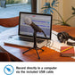 Samson Q2U USB/XLR Dynamic Microphone with Accessories Podcasting Live Sound Music Recording