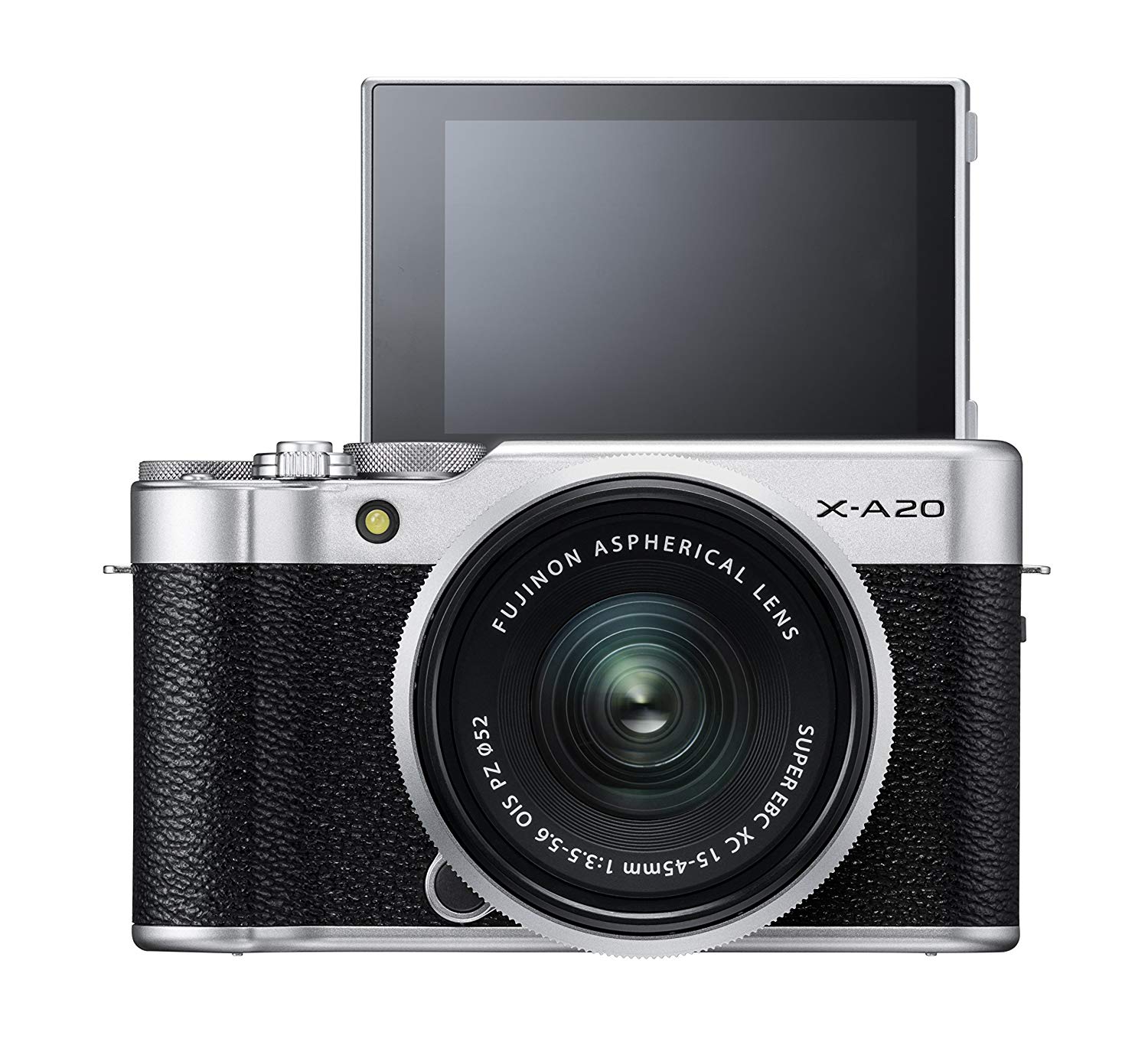 FUJIFILM X-A20 Mirrorless Digital Camera with 15-45mm Lens (Silver)
