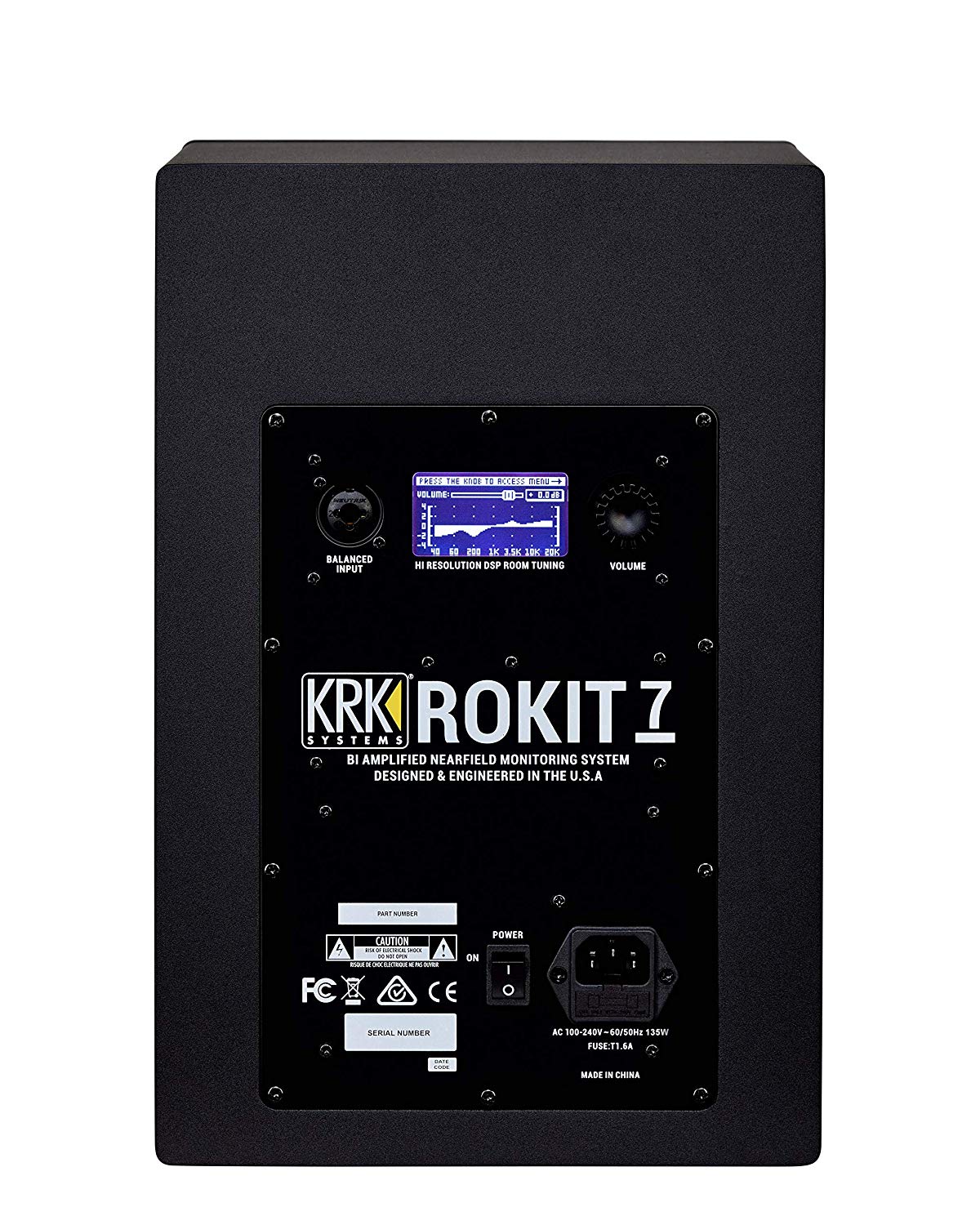 KRK ROKIT 7 G4 7" Bi-Amped Active Powered Studio Monitor Speaker