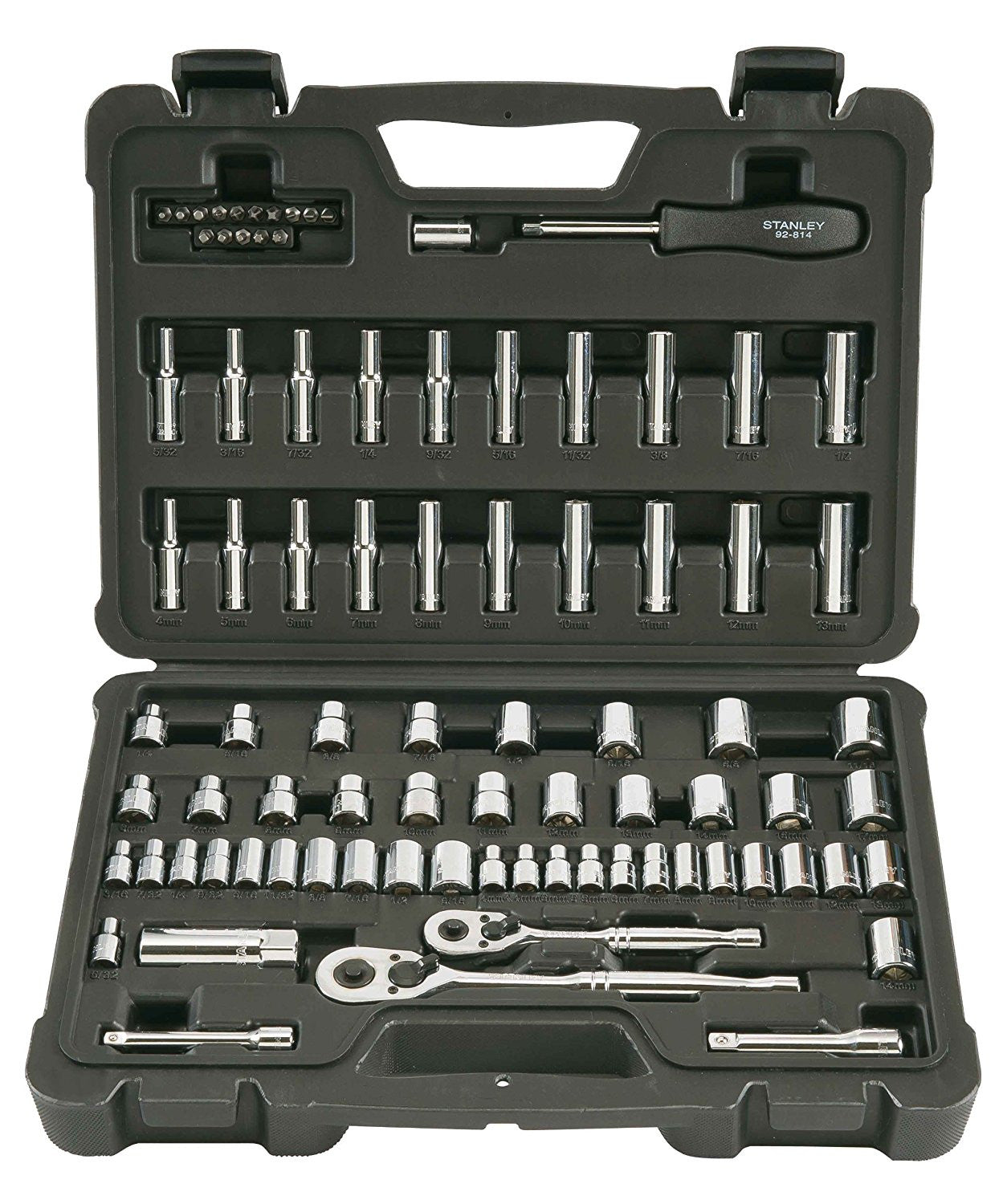 Stanley STMT71651 85-Piece Socket Wrench Tool Set Kit