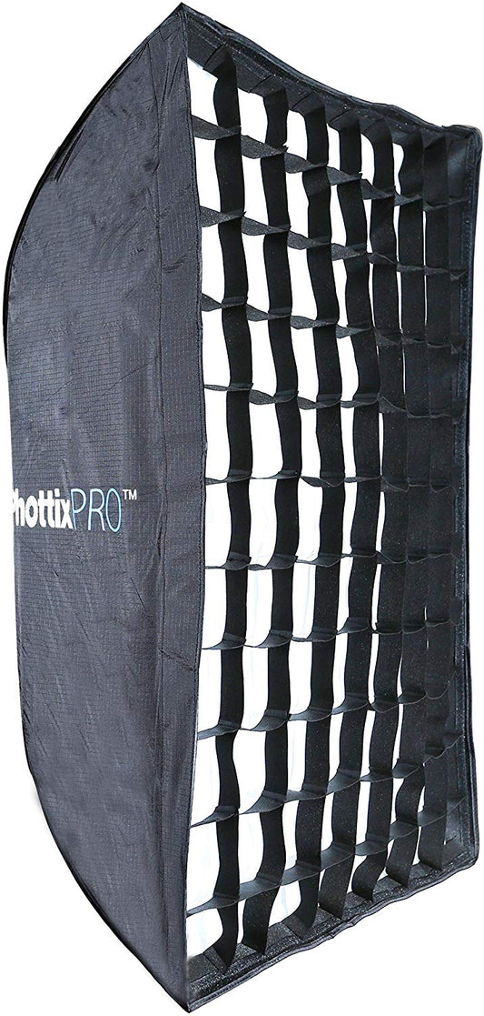 Phottix Easy Up HD Umbrella Softbox with Grid 60x90cm 24x35 Inches+ Varos Pro S