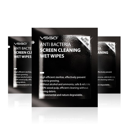 [CLEARANCE] VSGO V-T01E Anti Bacterial Screen Cleaning Wipes for Smartphones, Cameras, Tablet PCs (60 pcs / box)