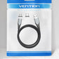 Vention USB 2.0 A Male to 2-in-1 Micro-B & USB-C Male 3A Magnetic Cable 480Mbps (CQM) (Available in Different Lengths)