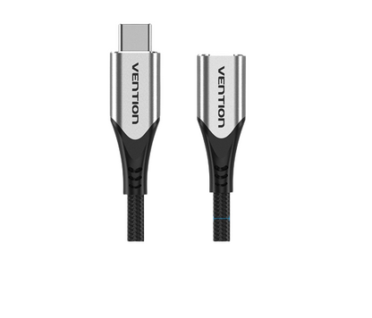 [CLEARANCE] Vention USB Type-C 3.1 Male to Female Extension Cable with 4K UHD Video 60W Fast Charging 5Gbps Data for Mobile Phone Laptop and Other USB-C Devices (0.5M) | TABHD