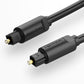 Vention Optical Fiber Square to Square Gold Plated (BAE) Audio Cable for Amplifiers, Sound Box, Projectors, TV (Available in 1M, 1.5M, 2M, 3M, 5M)