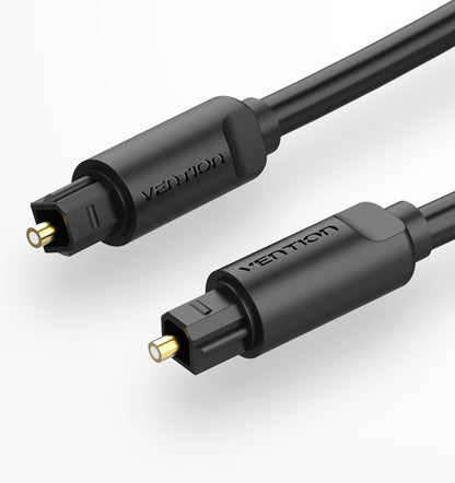 [CLEARANCE] Vention Optical Fiber Square to Square 5-Meters Gold Plated (BAE) Audio Cable for Amplifiers, Sound Box, Projectors, TV