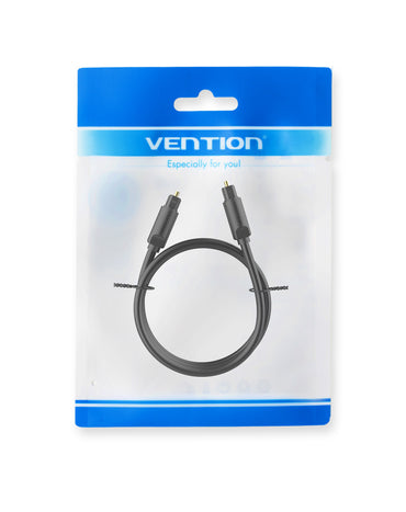 [CLEARANCE] Vention Optical Fiber Square to Square 5-Meters Gold Plated (BAE) Audio Cable for Amplifiers, Sound Box, Projectors, TV