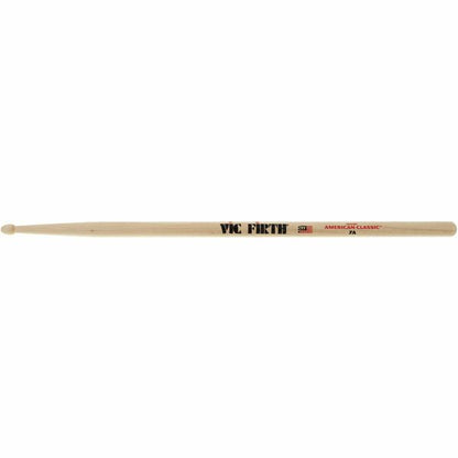 Vic Firth American Classic 7A Hickory Wood Tear Drop Tip Drumsticks (Pair) Drum Sticks for Drums and Percussion (Wood, Nylon Tips)