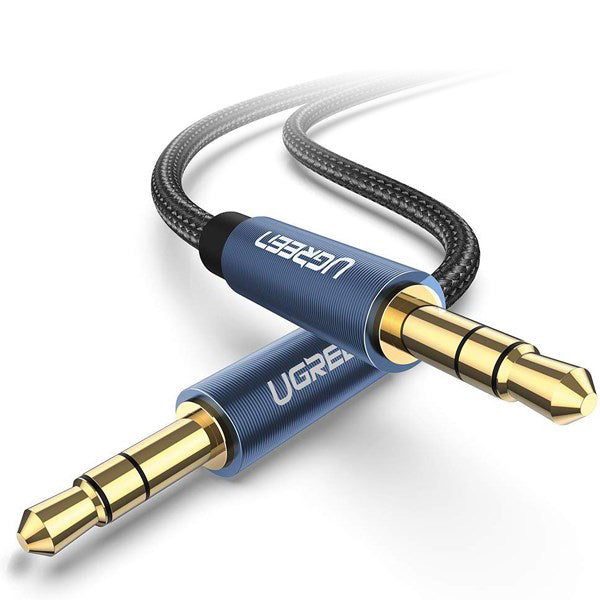 UGREEN 3.5mm TRS Male to Male Audio Cable for Mobile Phone, Tablet, PC, Laptop Computer, MP3 Player, Speakers, Amplifiers, and Soundbars (1M / 1.5M / 2M / 3M / 5M)