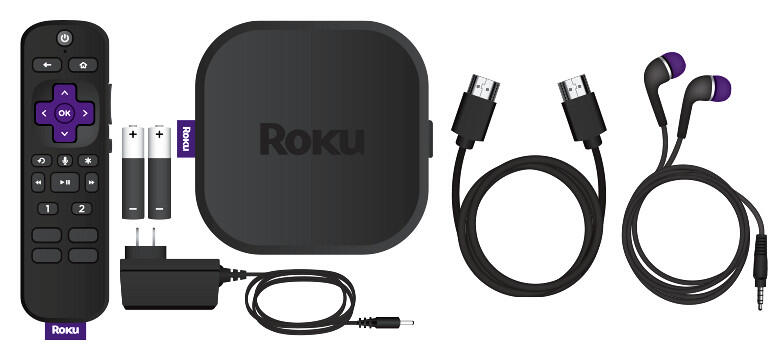 Roku Ultra 4800RW 4K HD HDR Streaming Media Player with Earphones for Popular Streaming Applications