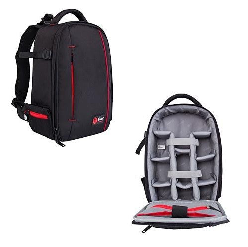 Eirmai Lightweight Water-Repellant Camera Backpack High Capacity Travel Bag (fits 1 DSLR Body, 5 Lenses and Accessories)