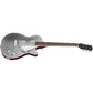 Gretsch Electromatic Jet Club 22 Frets HH Electric Guitar with Solid Body Basswood and G-Arrow, Right-Handed (Silver, Firebird Red)