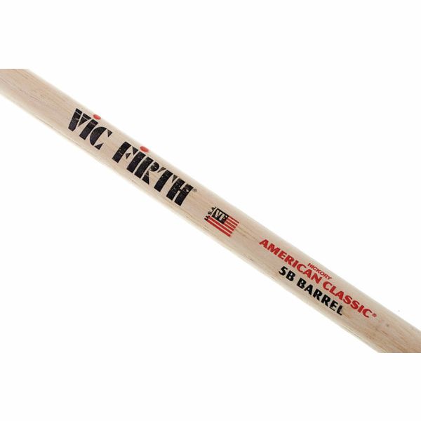Vic Firth American Classic 5B Hickory Wood Drumsticks (Pair) Drum Sticks for Drums and Percussion (Multiple Styles Available)