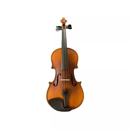 Fernando VP-50N 4/4 Classical Violin Set with Matte Amber Finish, Case, Bow, and String Rosin for Musician Beginners and Students