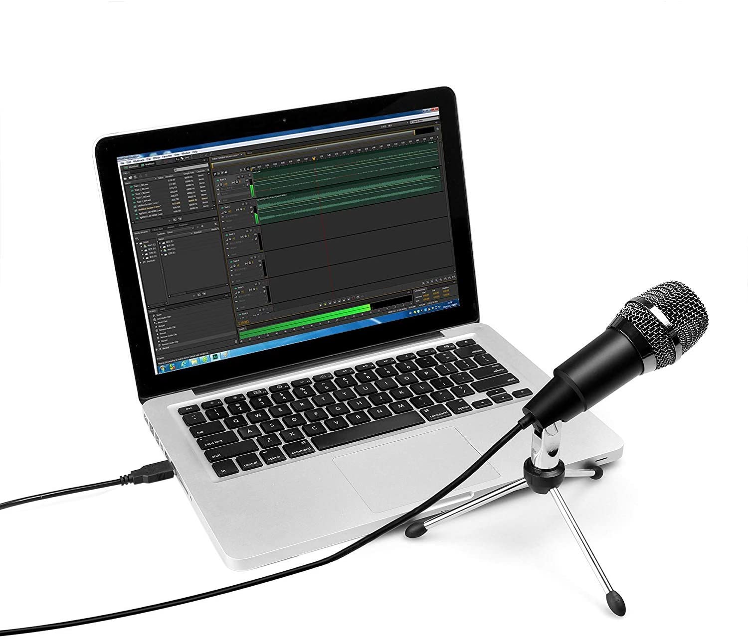 FIFINE USB Microphone, Plug and Play Home Studio USB Condenser Microphone  for Skype, Recordings for , Google Voice Search, Games, for Windows