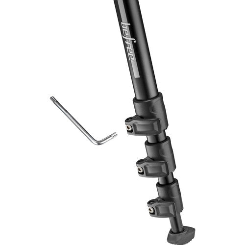 Manfrotto MKBFRA4GY-BH BeFree Color Aluminum Travel Tripod with Ball Head for Vlogging, Photography, etc.(Gray)