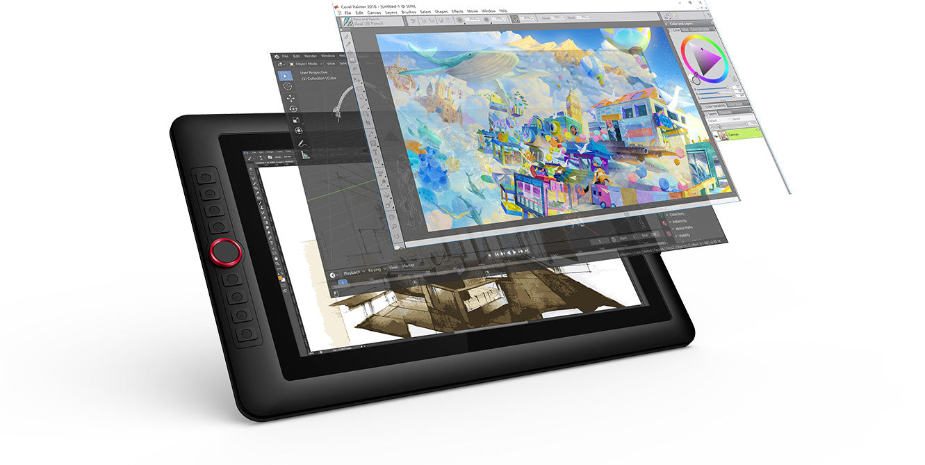 XP-Pen Artist 15.6 Pro Graphics Display Tablet with 8 Customizable