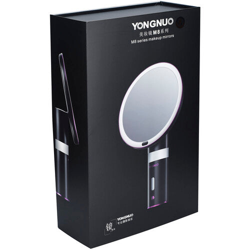 Yongnuo M8 LED Illuminated HD Makeup Mirror for Photography, Vlogging, Video Production